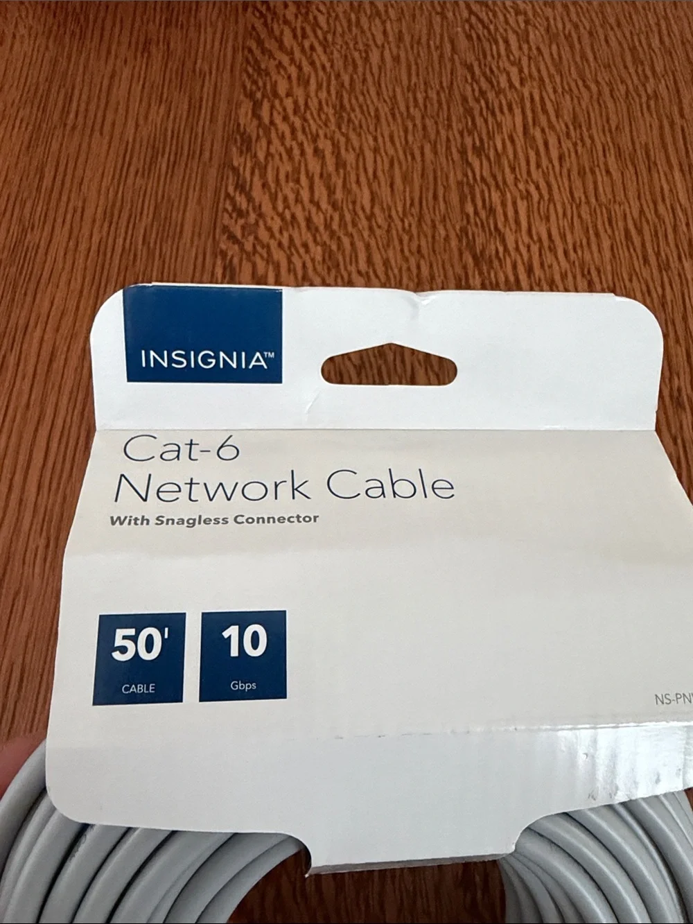 Insignia 50' Gray Ethernet Network Cable - 10 Gbps